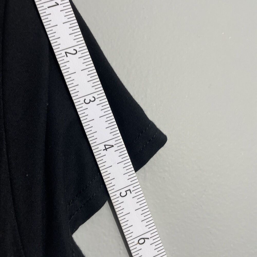Piko 1988 Black Swing Dress Large Soft Stretch Comfy Lounge Casual w Pockets - Picture 6 of 11